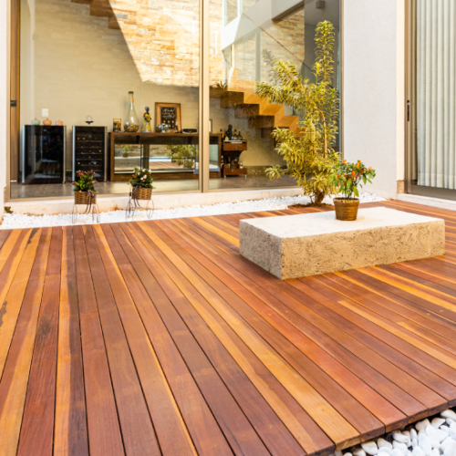 deck de madeira