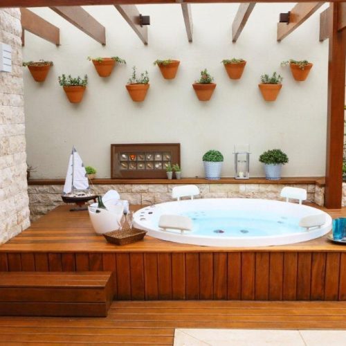 deck para hidro-spa