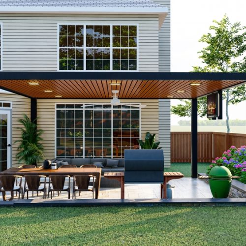3d,Modeling,And,Rendering,Of,Gazebo,,Pergola,,Seating,Area,Design